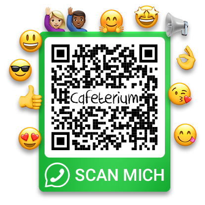 WhatsApp QR Code with Emojis - scan me!